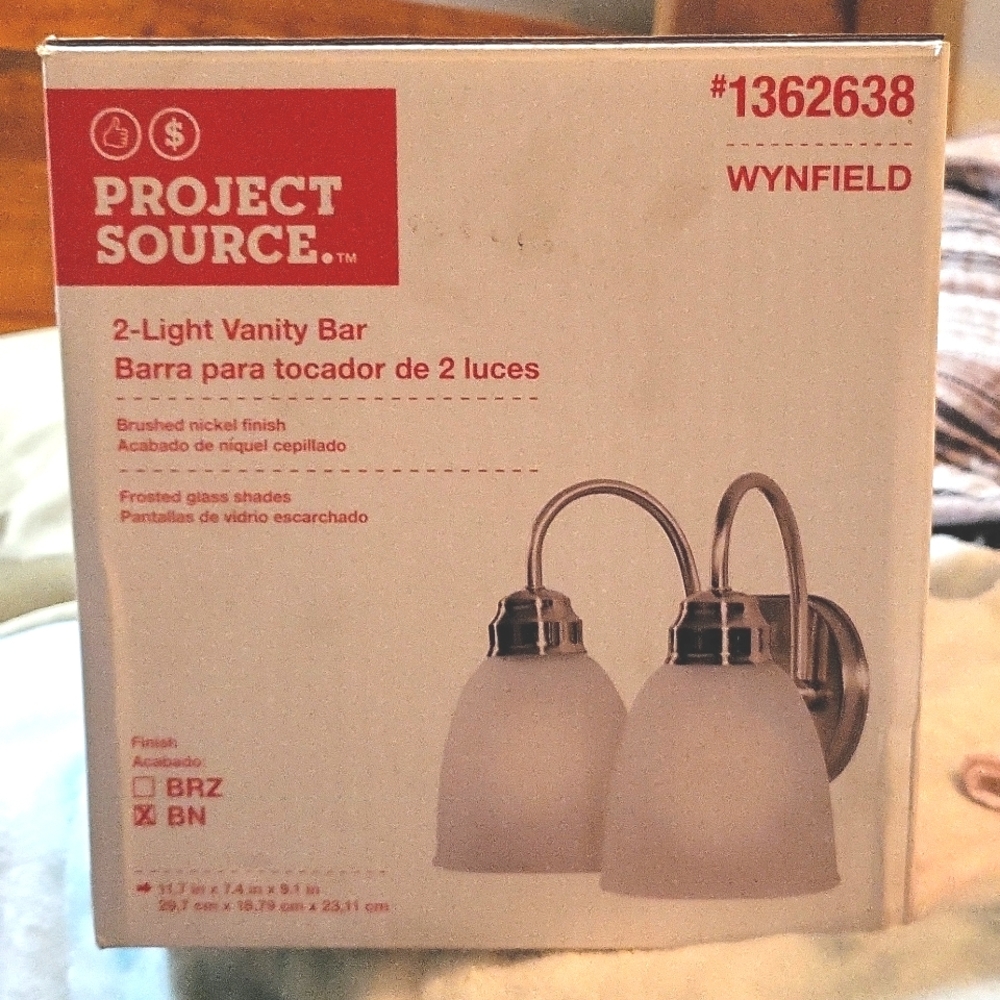 2 Light Vanity Bar - Picture 2 of 2